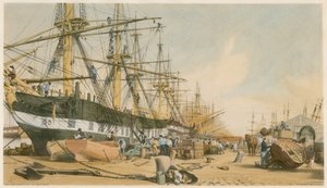 West India Docks, fra sørøst
