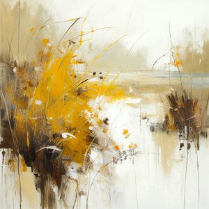 Abstrakt myrmyr, veggkunst | Lerretstrykk
