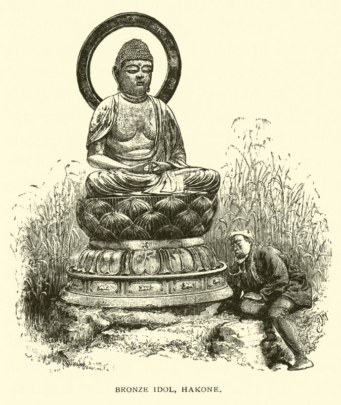 Bronse Idol, Hakone (gravering) av (after) American School