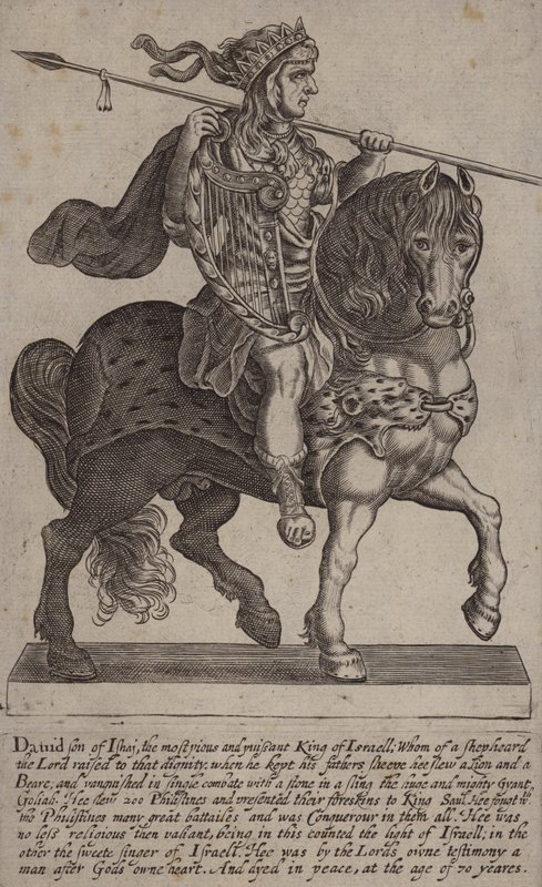 David, Israels konge (gravering) av (after) English School
