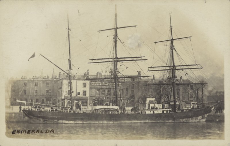 Esmeralda, Bristol (s/hvitt bilde) av (after) English photographer