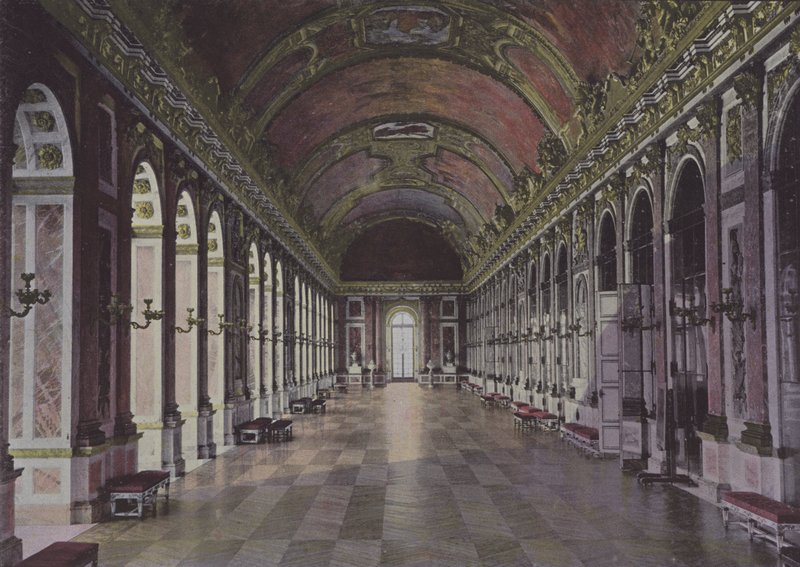 Hall of Mirrors (farget bilde) av (after) French Photographer