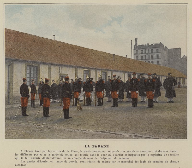 La Parade (farget bilde) av (after) French Photographer