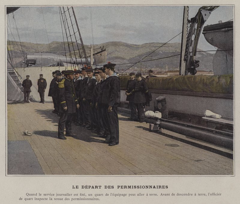 The Leave of Permission (farget bilde) av (after) French Photographer