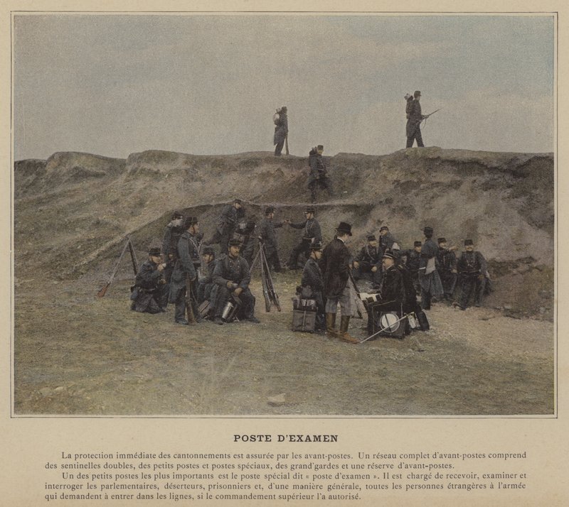 Eksamensstasjon (farget bilde) av (after) French Photographer