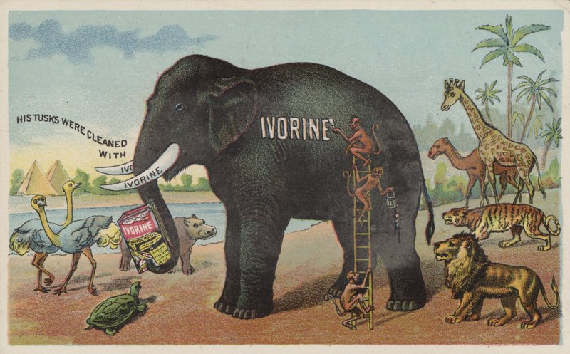 Annonse for Ivorine såpe av American School