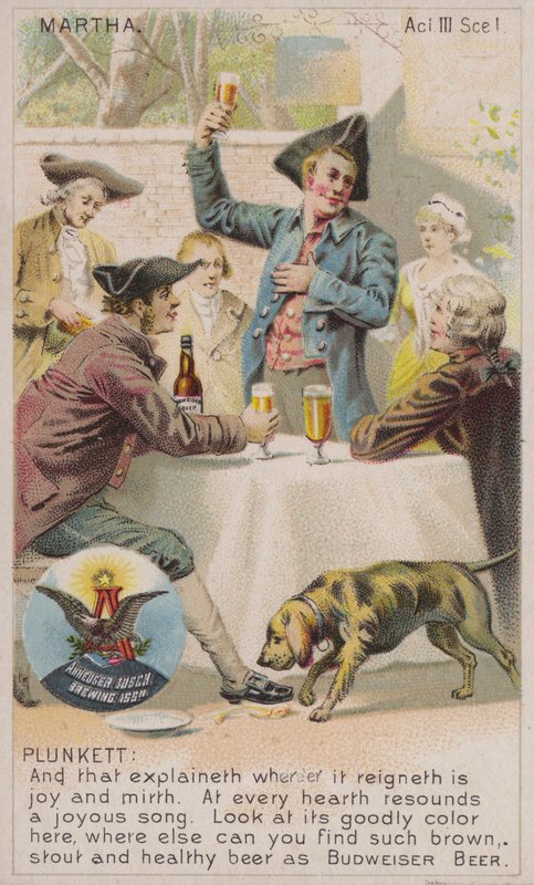 Budweiser øl av American School
