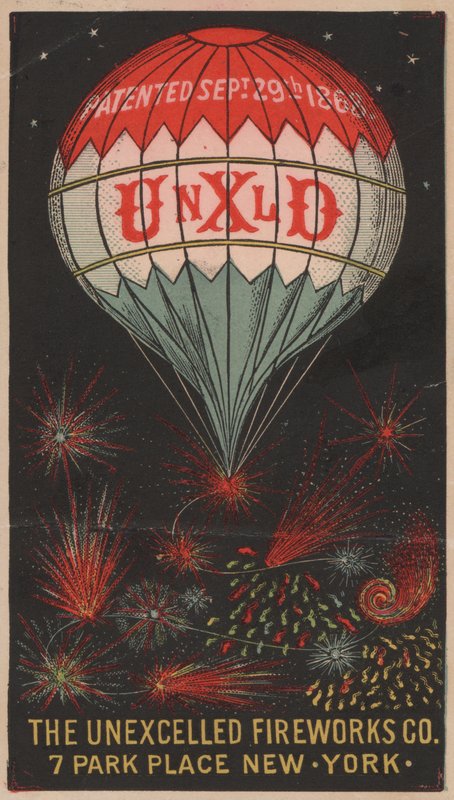 The Unexcelled Fireworks Company, 7 Park Place, New York, USA av American School
