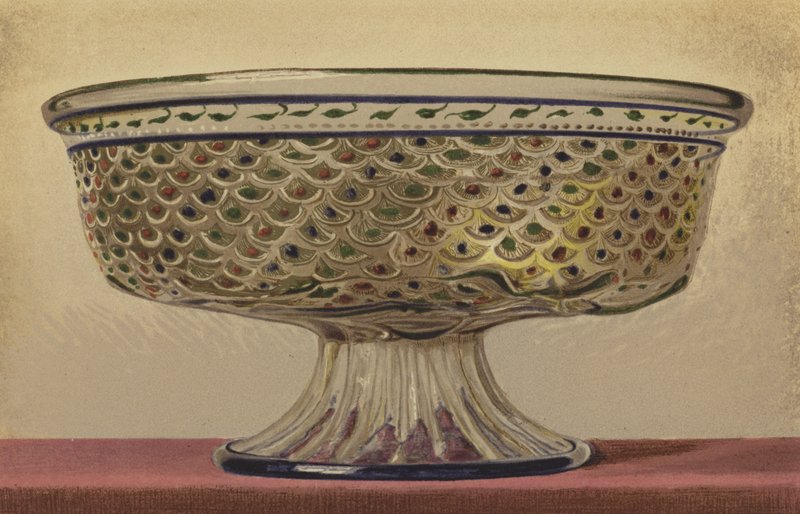 Tazza Bowl, venetiansk, sent på 1400-tallet av English School