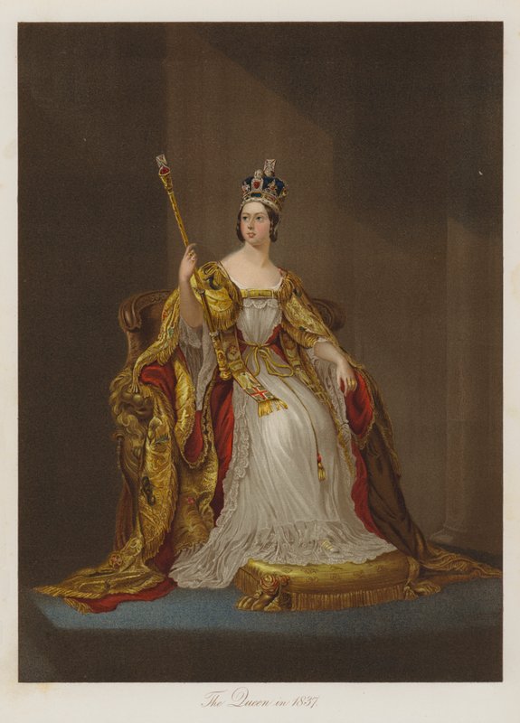 Dronningen i 1837 av English School