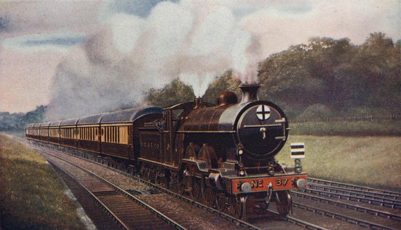 The Southern Belle, en kjede av vestibulert luksus, London, Brighton og South Coast Railway av English School