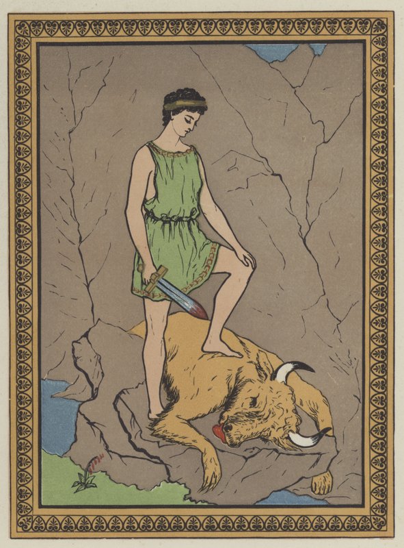 Theseus og oksen av English School