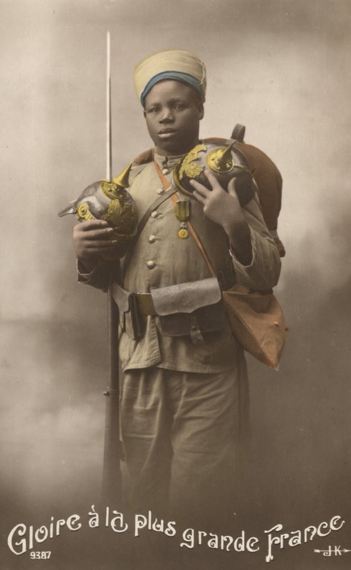 senegalesisk soldat av French Photographer