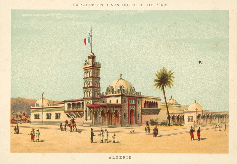 Algerie, universell utstilling 1889, Paris av French School