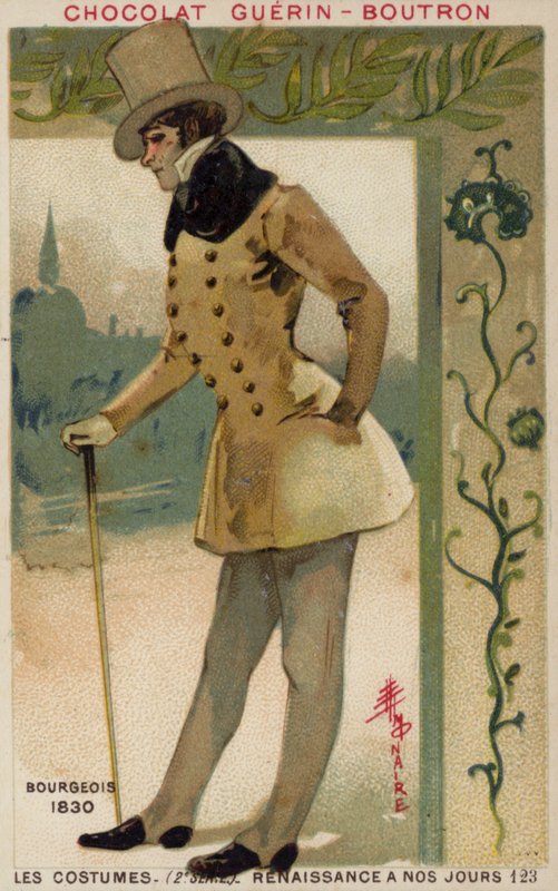 Borgerlig drakt, 1830 av French School