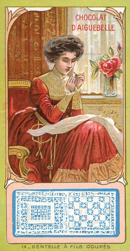 Cutwork blonder av French School