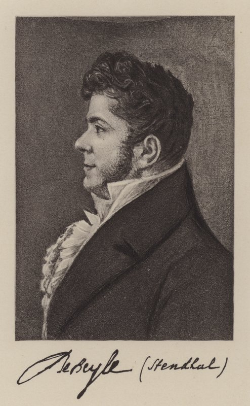Stendhal (Marie-Henri Beyle), fransk forfatter av French School