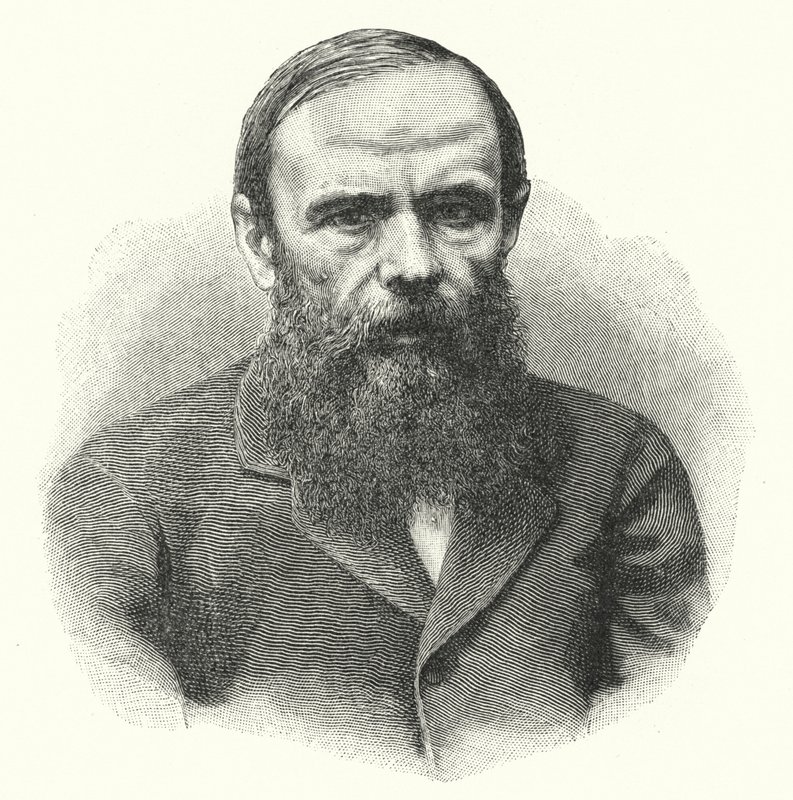 Fjodor Dostojevskij , russisk forfatter av German School