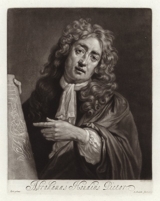 Portrett av Abraham Hondius av Abraham Danielsz. Hondius