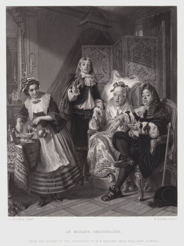 Den imaginære ugyldige (gravering) av Abraham Solomon