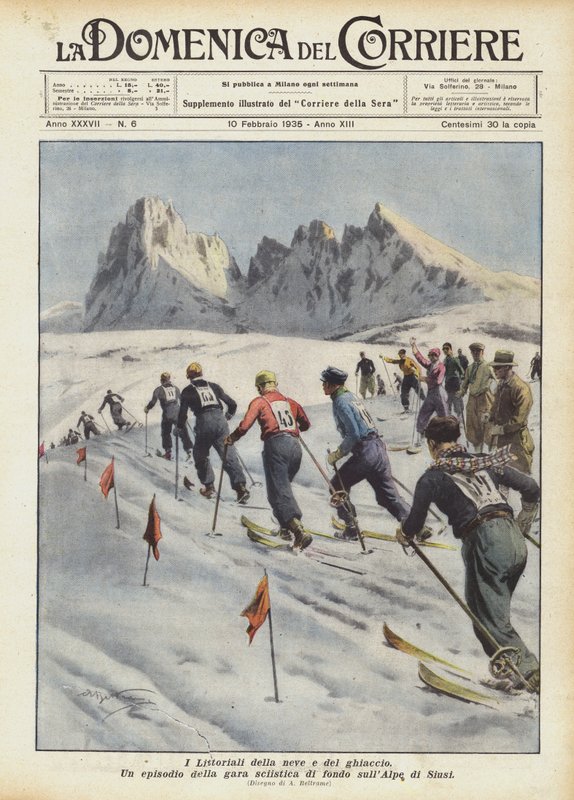 Littoriali av snø og is av Achille Beltrame