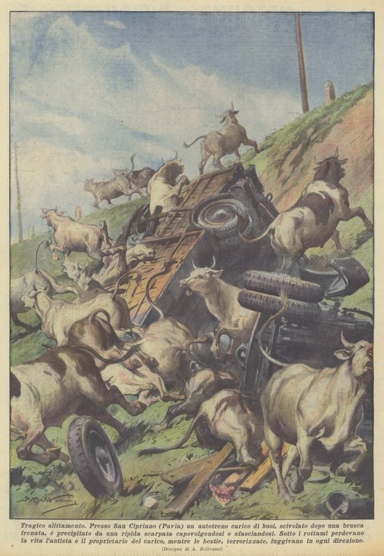 Tragisk utglidning av Achille Beltrame