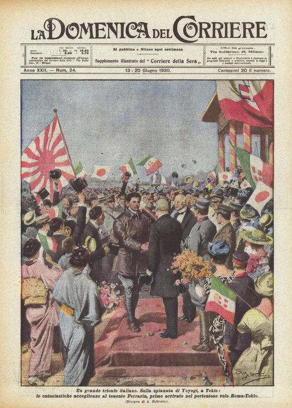 En stor italiensk triumf av Achille Beltrame