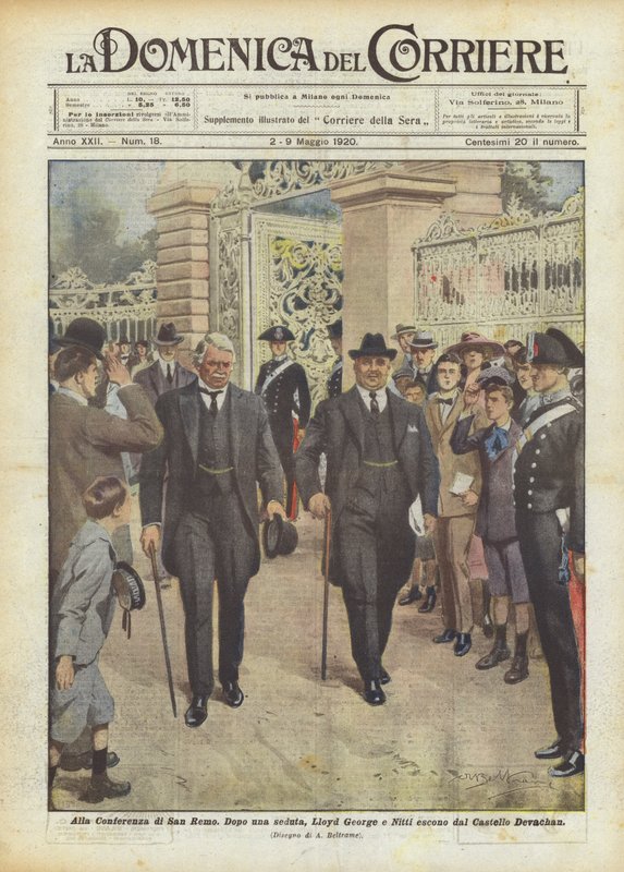 På Sanremo-konferansen av Achille Beltrame