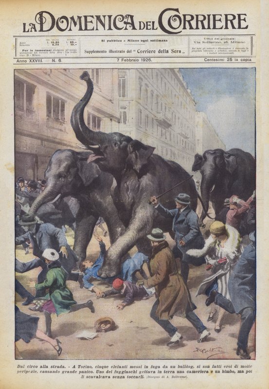 Fra sirkus til gata av Achille Beltrame