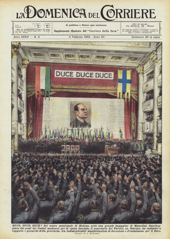 Duce, Duce, Duce! av Achille Beltrame