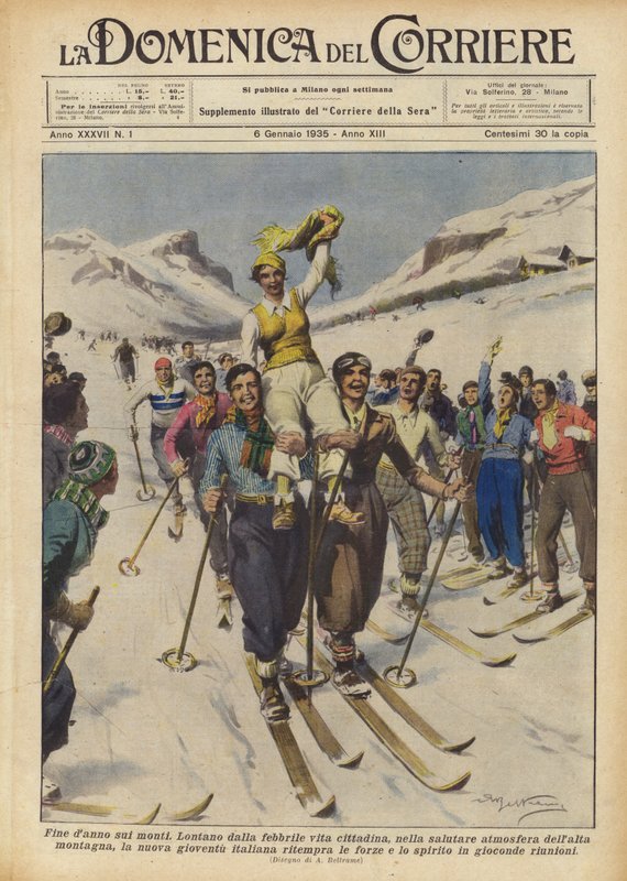 Endeskader på fjellet av Achille Beltrame