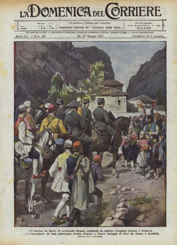 Italienerne i Epirus av Achille Beltrame