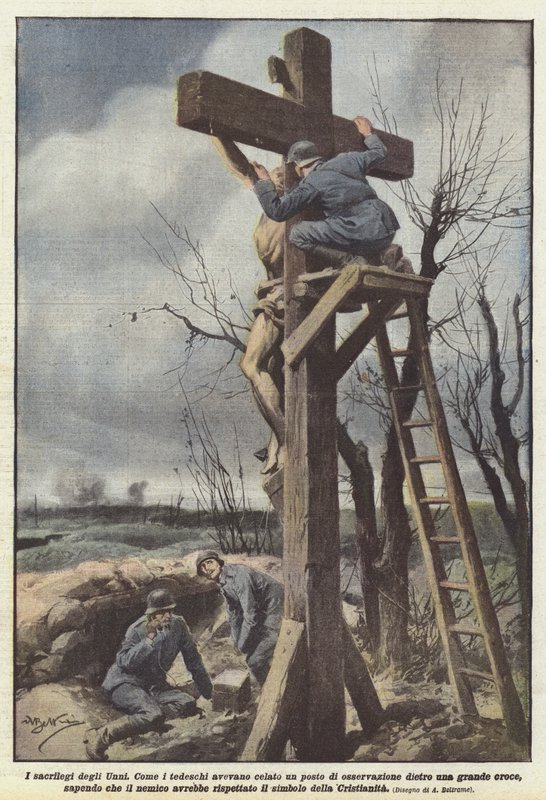 Hunnernes helligbrøde av Achille Beltrame