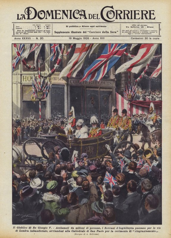 Jubileet til kong George V av Achille Beltrame