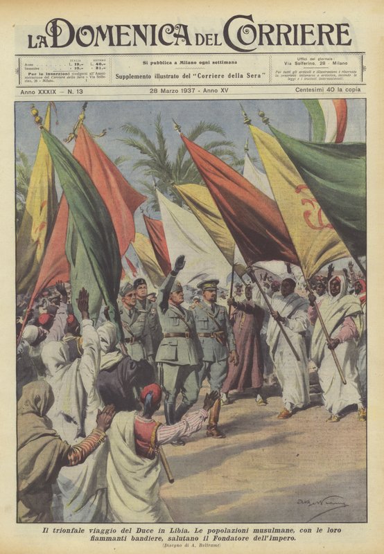 Hertugens triumfreise til Libya av Achille Beltrame
