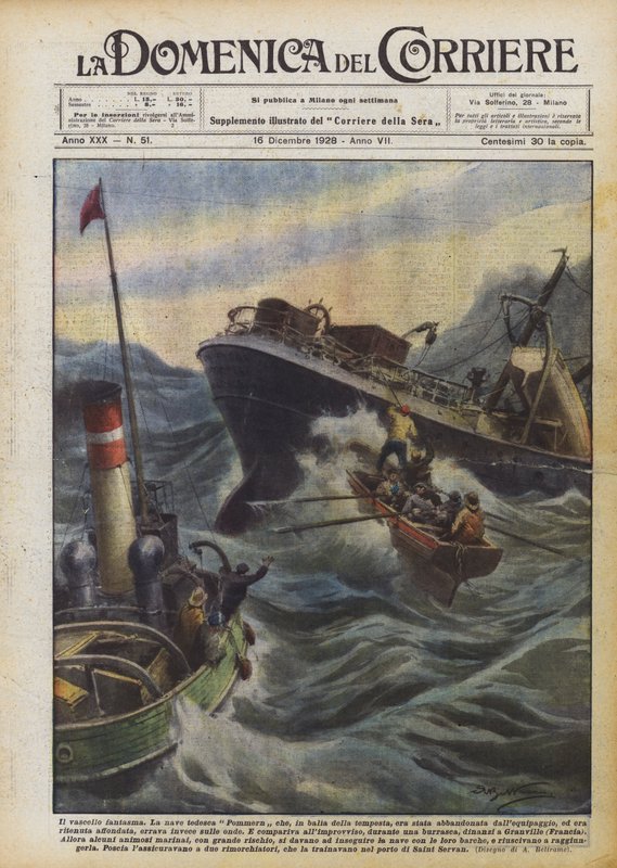 Spøkelsesskipet av Achille Beltrame
