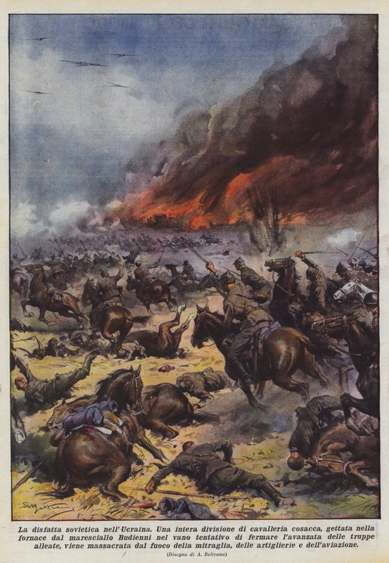 Det sovjetiske nederlaget i Ukraina av Achille Beltrame