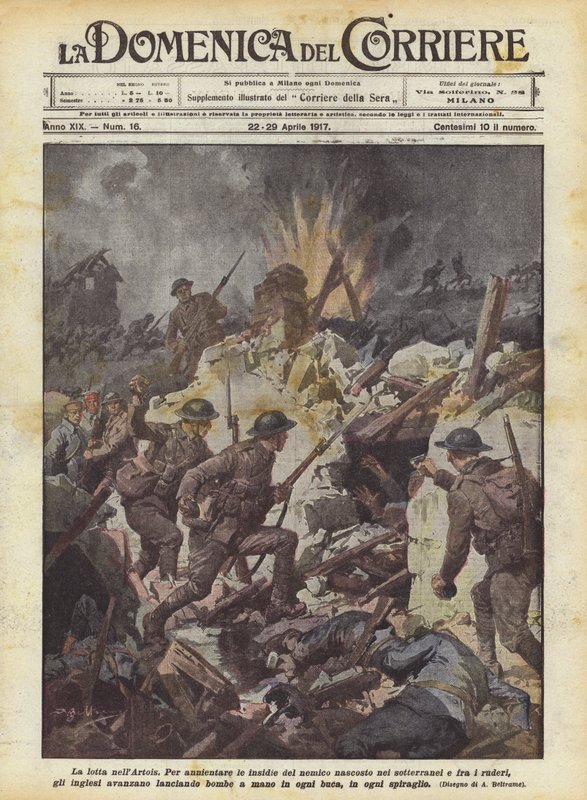 Kampen i Artois av Achille Beltrame