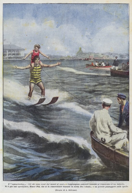 Laquaplaning av Achille Beltrame