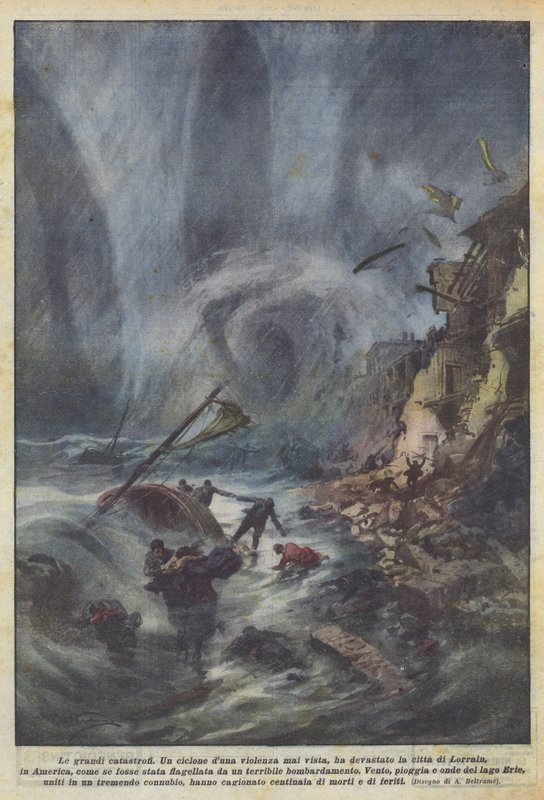 De store katastrofene av Achille Beltrame