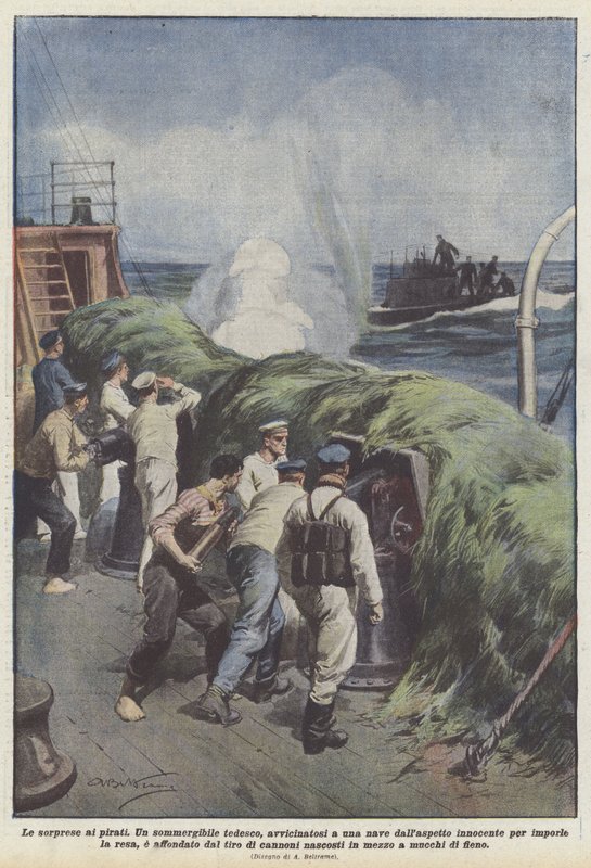 Overraskelsene for piratene av Achille Beltrame