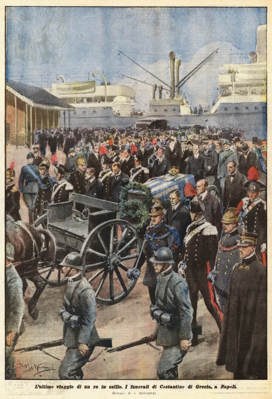 Den siste reisen til en konge i eksil av Achille Beltrame