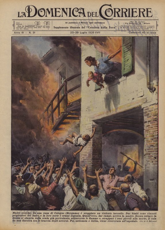 Heroiske mødre av Achille Beltrame