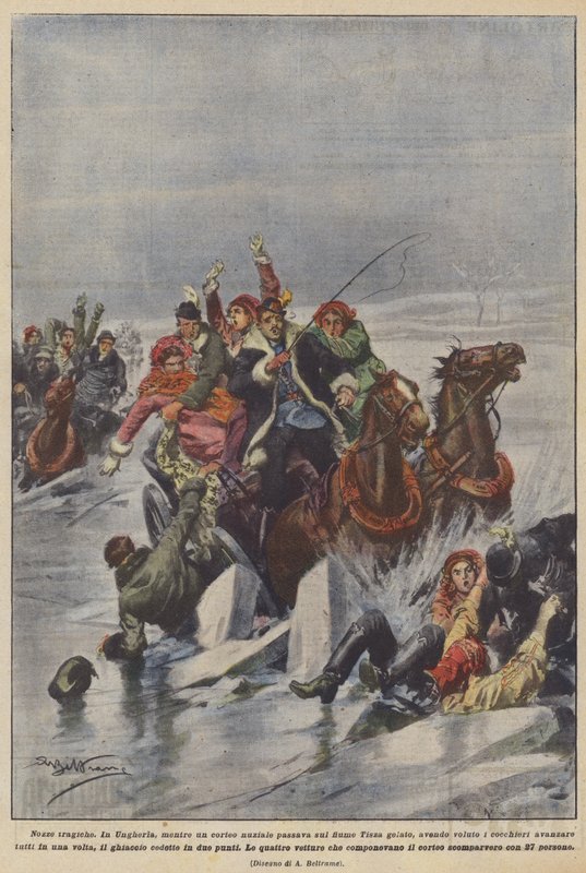 Tragisk bryllup av Achille Beltrame