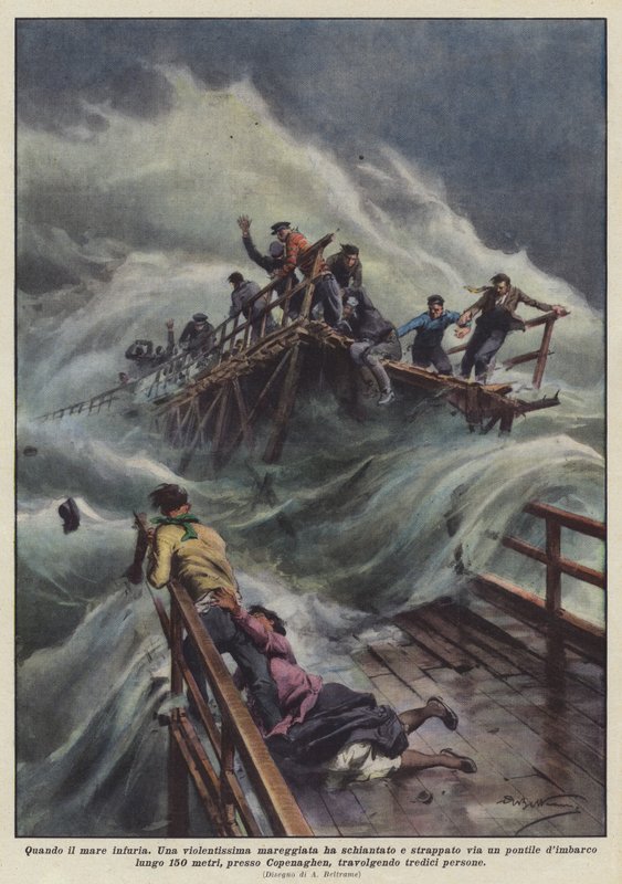 Når havet raser av Achille Beltrame