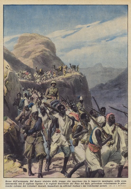 Scene dellavanzata av Achille Beltrame