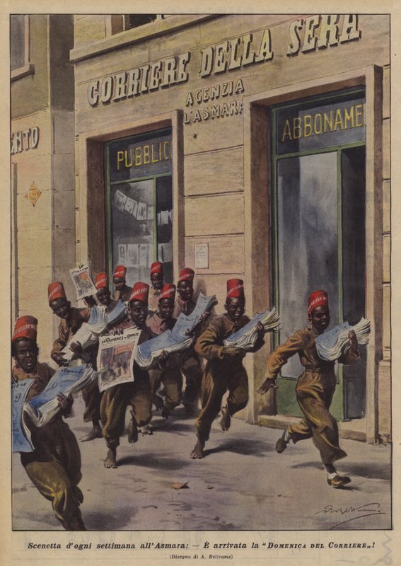 Vignette dogni-uke på Asmara av Achille Beltrame