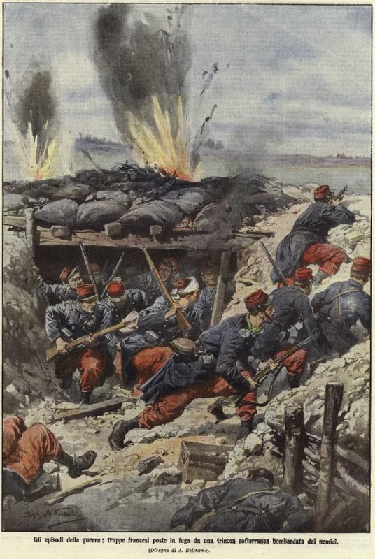 Krigens hendelser av Achille Beltrame
