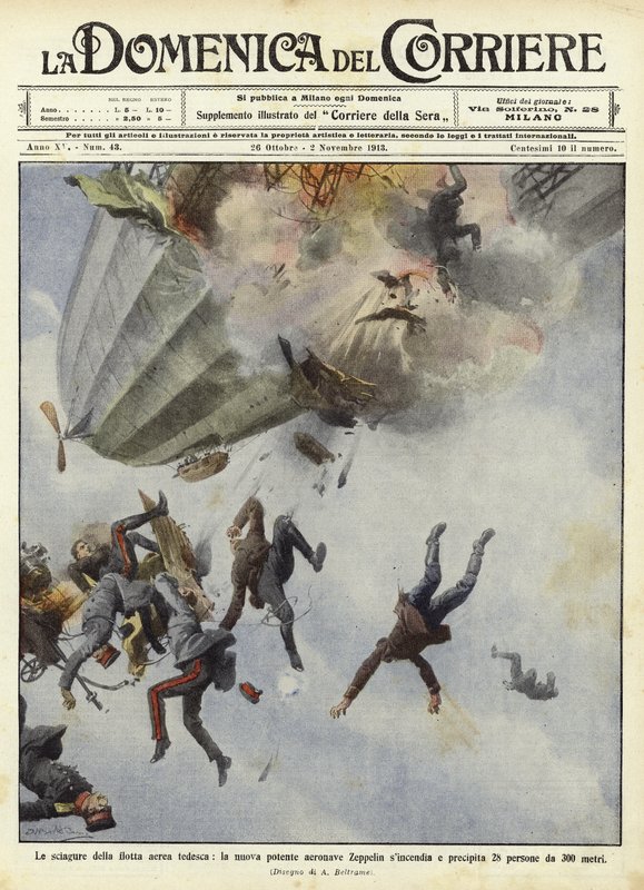 Tyskernes strabaser flykter av Achille Beltrame