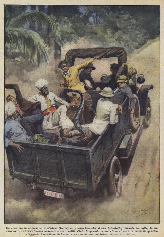 Et drama i en lastebil av Achille Beltrame